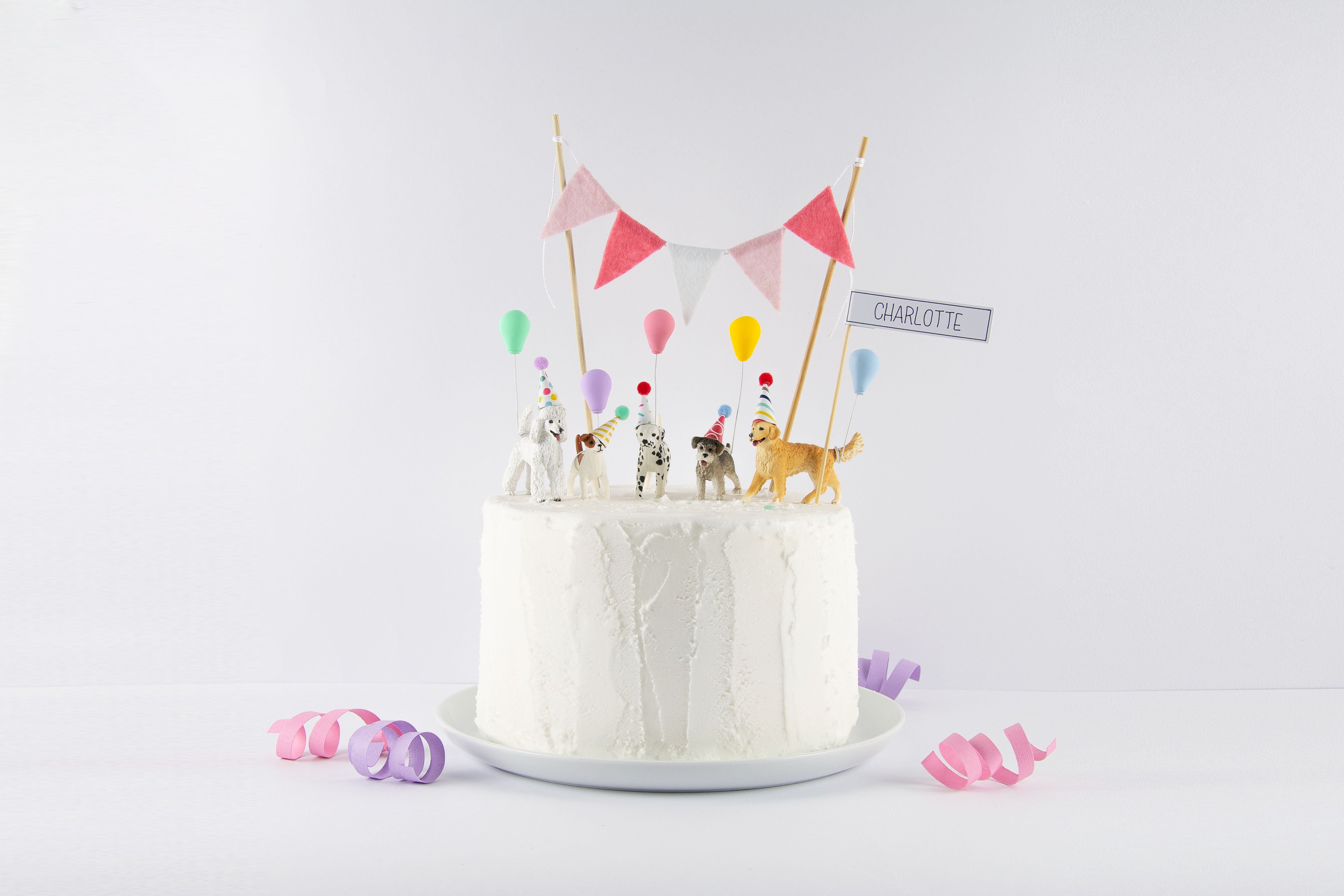 Puppy Dog Party Animals Cake Topper Kit - Main Image